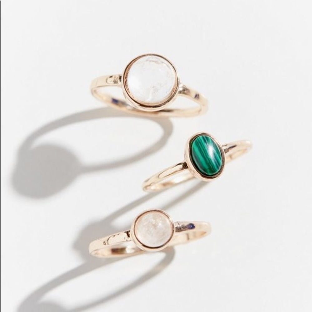 Urban outfitters s/m stacked rings